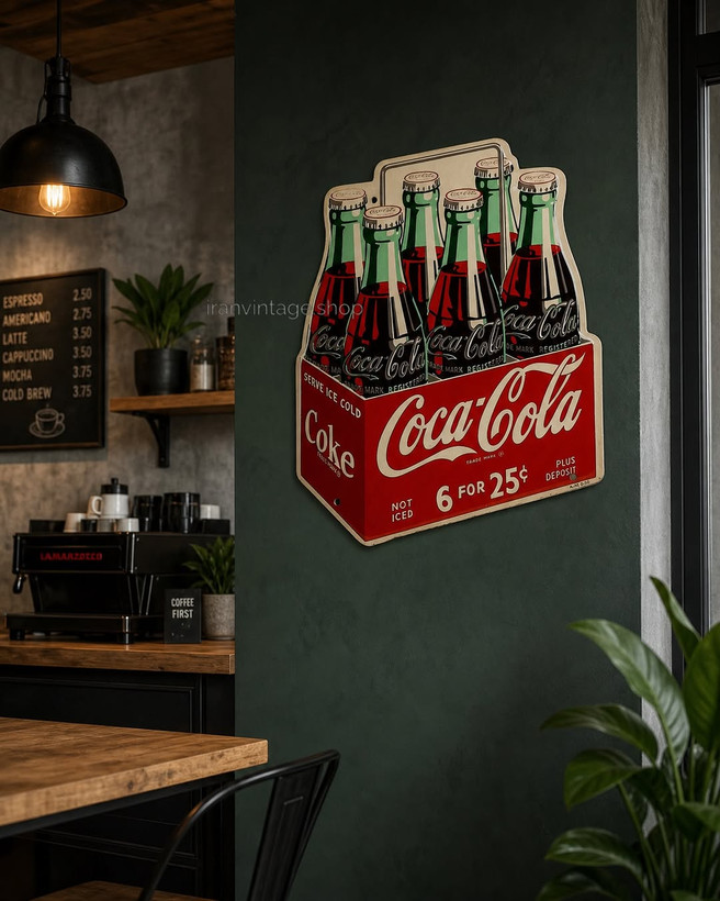تابلو دیواری وینتیج CocaCola