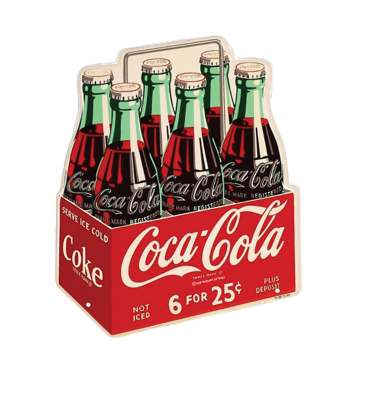 تابلو دیواری وینتیج CocaCola